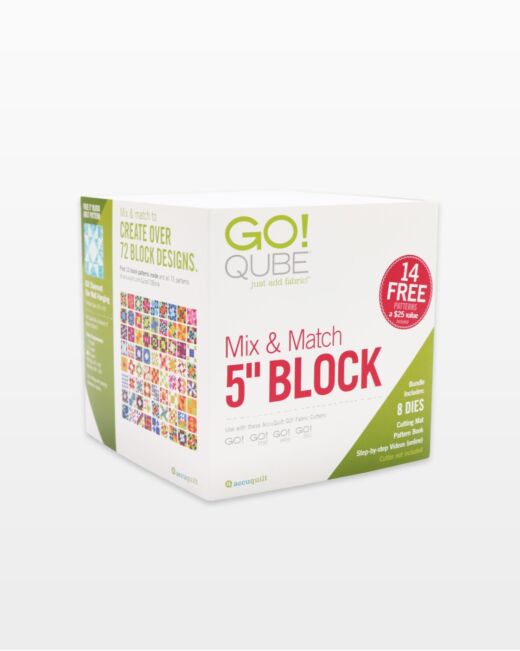 Accuquilt Go! Qube Mix & Match 5" Block