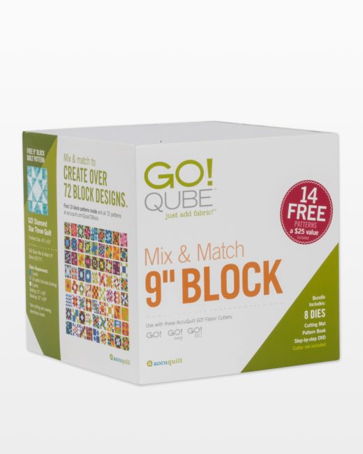 Accuquilt Go! Qube Mix & Match 9" Block