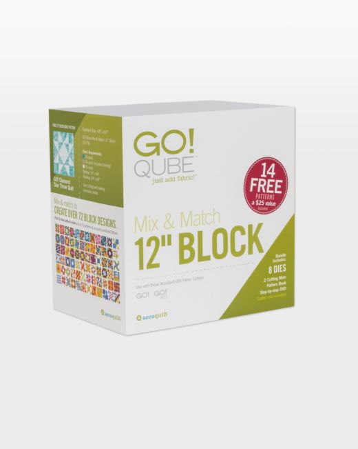 Accuquilt Go! Qube Mix & Match 12" Block