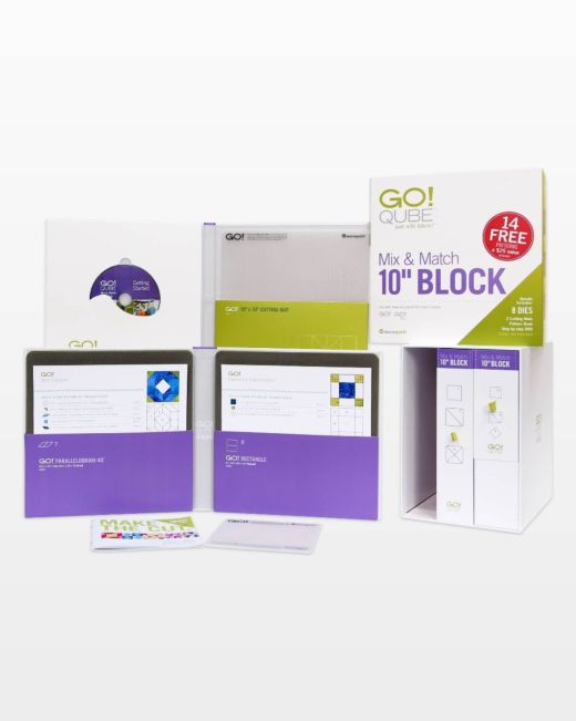 Accuquilt Go! Qube Mix & Match 10" Block