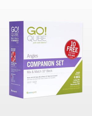 Accuquilt Go! Qube 10" Companion Set-Angles