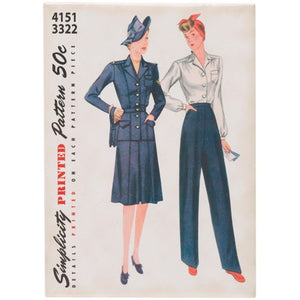 Simplicity Vintage Magnet Pattern 4151 & 3322