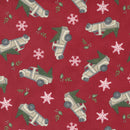 Moda Holly Berry Tree Farm