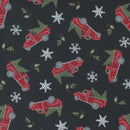 Moda Holly Berry Tree Farm