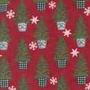 Moda Holly Berry Tree Farm