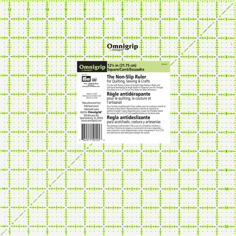 Omnigrip 12½" Square Ruler