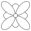 Quilting Creations Stencil 5" Flower
