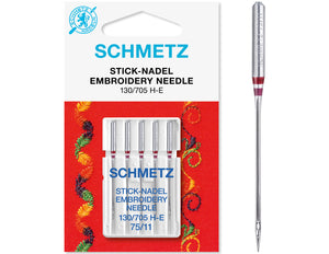 Schmetz Embroidery Needles Pack of 5