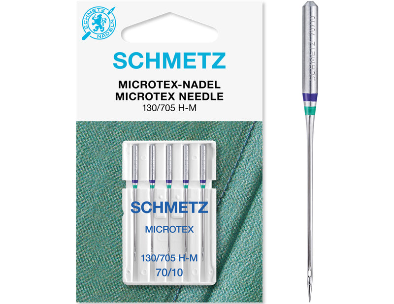 Schmetz Microtex Needles Pack of 5