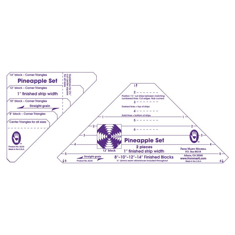 Marti Michell Pineapple Ruler 1" Strips