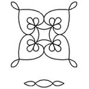 Quilting Creations Stencil 6" Double Wedding Ring