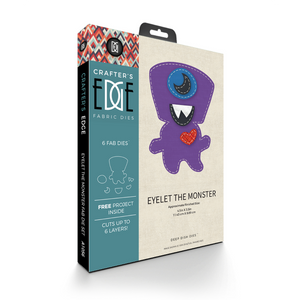 Crafters Edge Eyelet Monster Set of 6 Fabric Cutting Dies