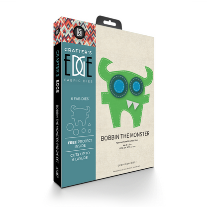 Crafters Edge Bobbin Monster Set of 6 Fabric Cutting Dies