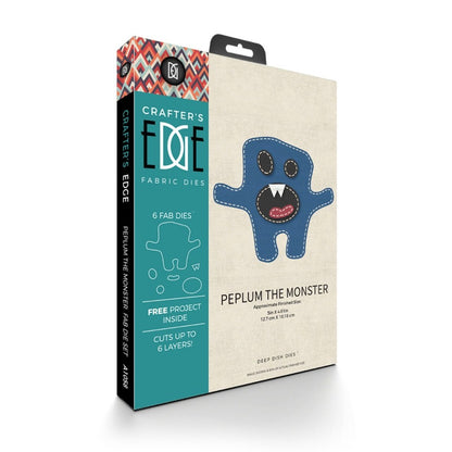 Crafters Edge Peplum the Monster Set of 6 Fabric Cutting Dies