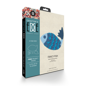 Crafters Edge Fancy Fish Set of 4 Fabric Cutting Dies
