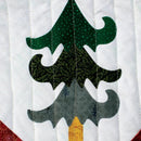 Crafters Edge Whimsical Christmas Tree Set of 2 Fabric Cutting Dies