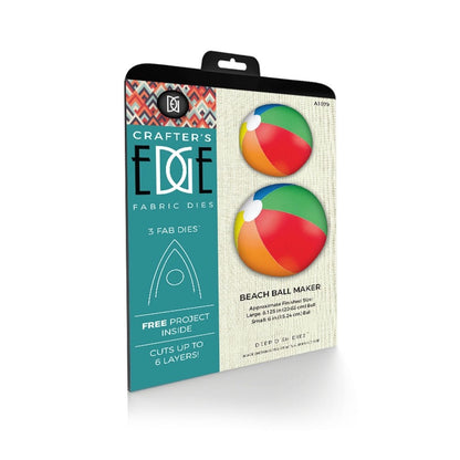 Crafters Edge Beach Ball Maker Set of 3 Fabric Cutting Dies