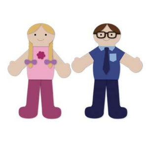 Crossover Personalizable Doll Set of 12 Dies