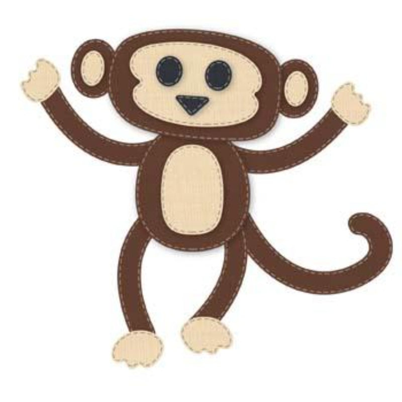 Crossover Funny Monkey Set of 10 Dies