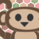 Crafters Edge Funny Monkey Set of 10 Fabric Cutting Dies