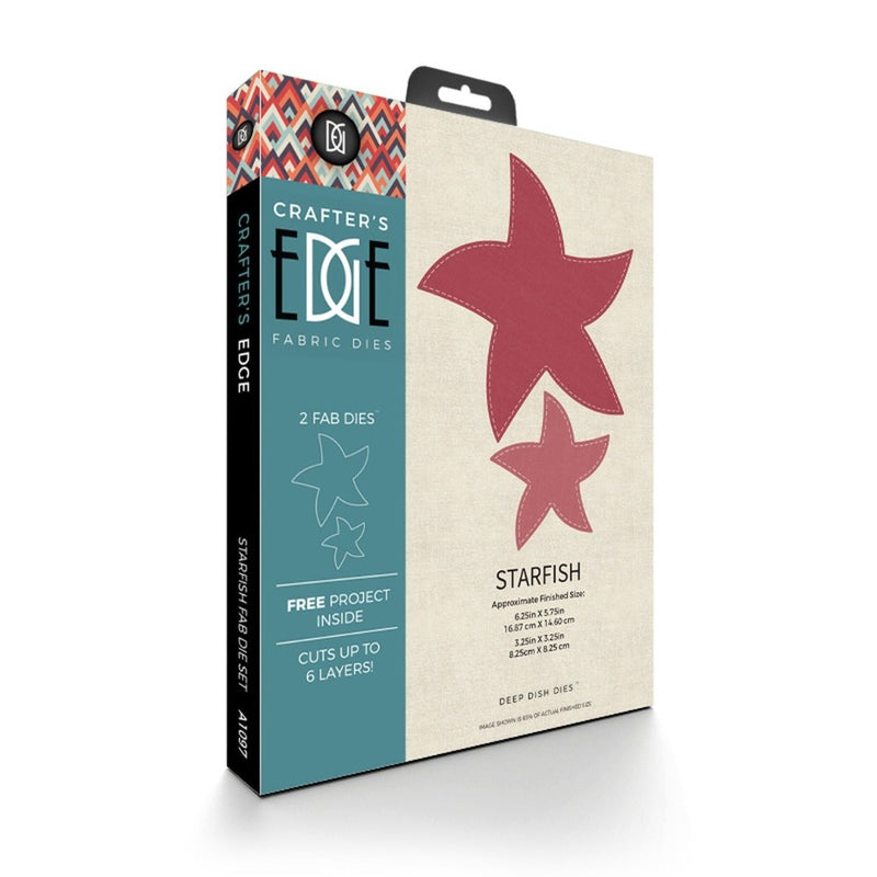 Crafters Edge Starfish Set of 2 Fabric Cutting Dies