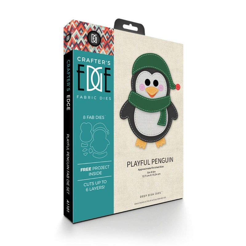 Crafters Edge Playful Penguin Set of 9 Fabric Cutting Dies