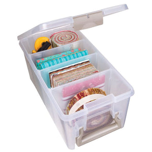 Artbin Super Semi Satchel - filled with charm squares and fat quarters