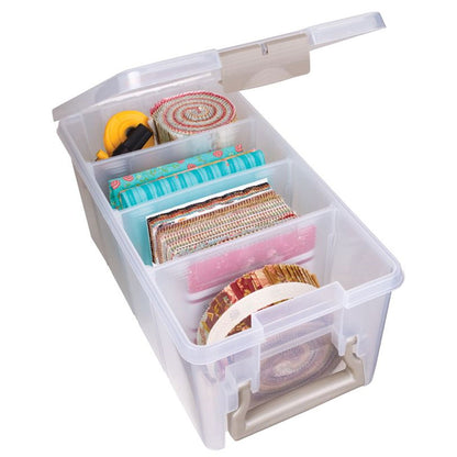 Artbin Super Semi Satchel - filled with charm squares and fat quarters