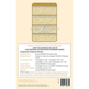 Amanda Murphy Hanging Ruler Organiser Pattern