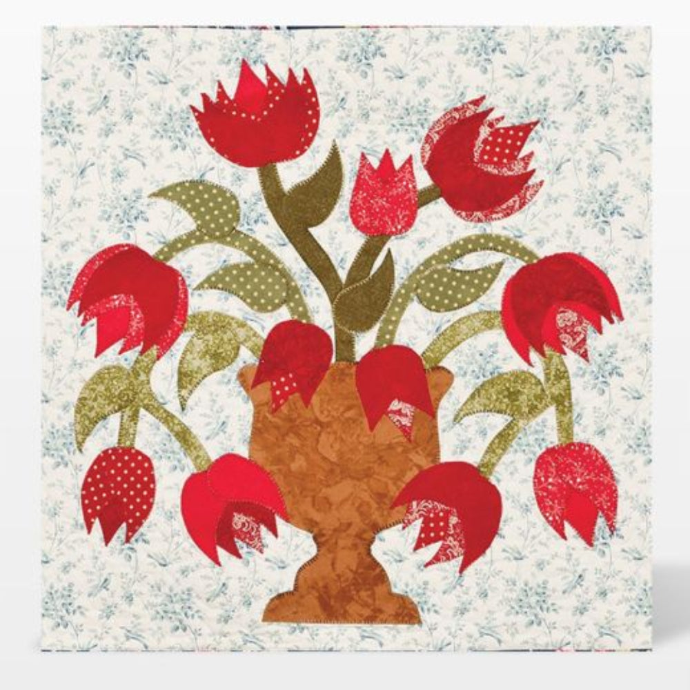 AccuQuilt GO! Feathers die - creative appliqué designs including flower petals