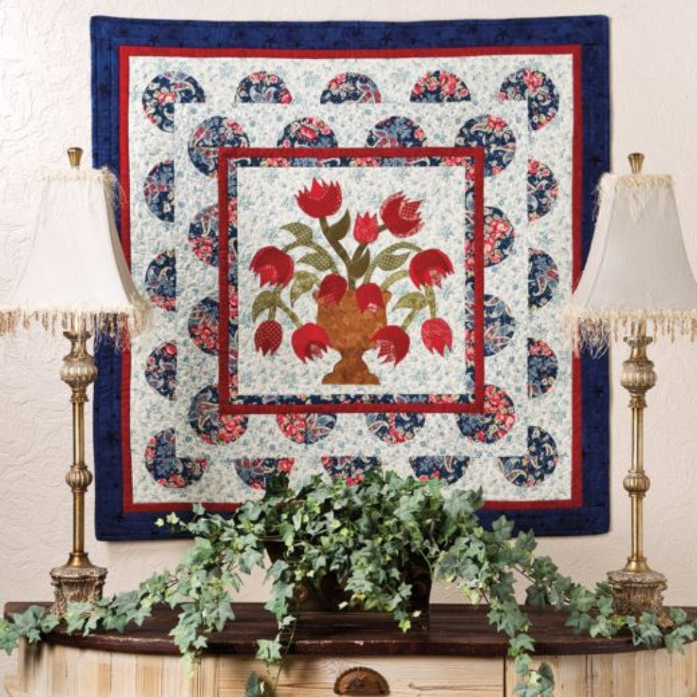 AccuQuilt GO! Feathers die - creative appliqué designs including flower petals