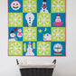 AccuQuilt GO! die (8" Finished) - die for fast precise multi-layer fabric cutting - in use