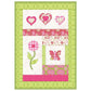 Panel using various dies including the AccuQuilt GO! Strip Cutter 6½" die