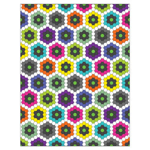 Accuquilt Go! Paper Piecing Hexagon (Finished 1" )