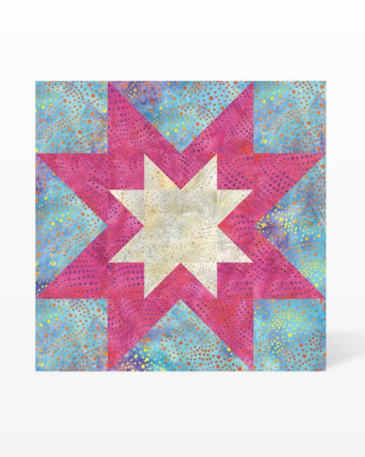 AccuQuilt GO! Rising Star 10" Finished die - assembled 10" Rising Star block