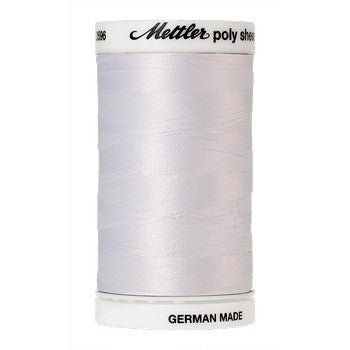 Mettler Polysheen Thread 40wt 800m White 0015