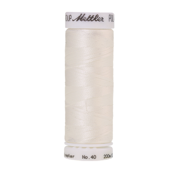 Mettler Polysheen Thread 40wt 200m Ghost White 0003
