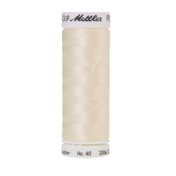 Mettler Polysheen Thread 40wt 200m Eggshell 0101
