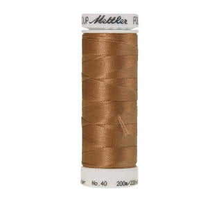 Mettler Polysheen Thread 40wt 200m Dark Tan 1252