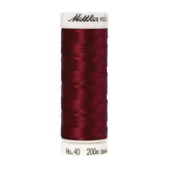 Mettler Polysheen Thread 40wt 200m Rio Red 2022