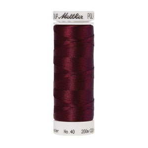 Mettler Polysheen Thread 40wt 200m Bordeaux 2123