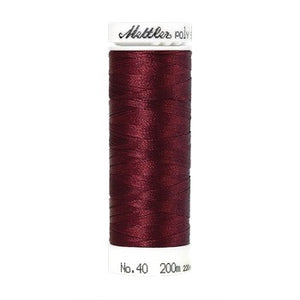 Mettler Polysheen Thread 40wt 200m Claret 2224