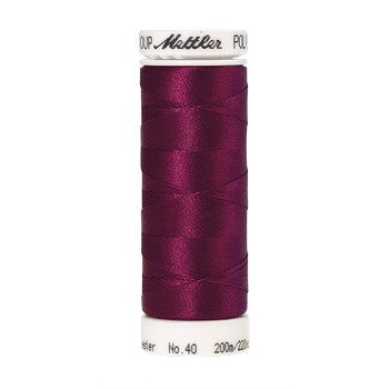 Mettler embroidery thread spool in Cerise (2506) - 40wt 200m