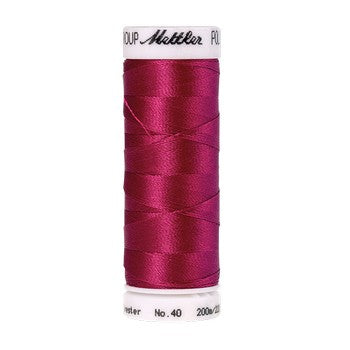 Mettler embroidery thread spool in Fuschia (2521) - 40wt 200m