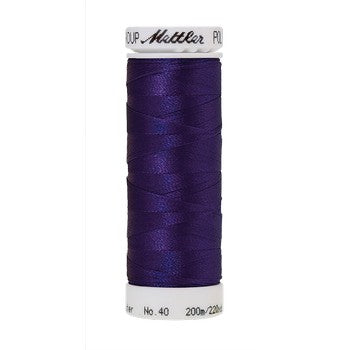 Mettler embroidery thread spool in Dark Ink (3110) - 40wt 200m