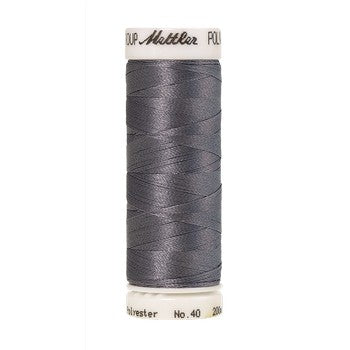 Mettler Polysheen Thread 40wt 200m Battleship Gray 3274