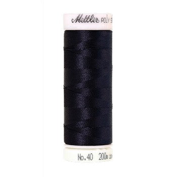Mettler Polysheen Thread 40wt 200m Midnight 3344