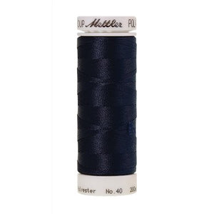 Mettler Polysheen Thread 40wt 200m Darkest Blue 3574