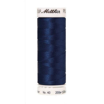 Mettler Polysheen Thread 40wt 200m  Imperial Blue 3622