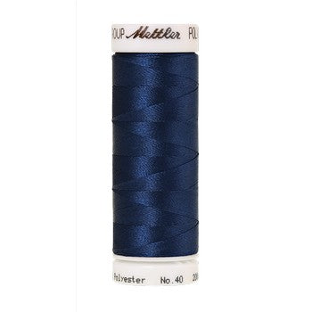 Mettler Polysheen Thread 40wt 200m Royal Navy 3644